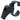 Acme Thunderer Black Plastic Finger Whistle